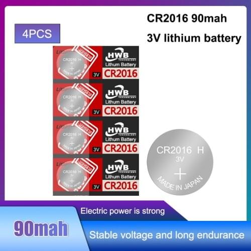 4PC for maxell Quality cr2016 Lithium Battery 3V Li-ion Button Battery Watch Coin Cell Batteries cr 2016 DL2016 ECR2016 BR2016