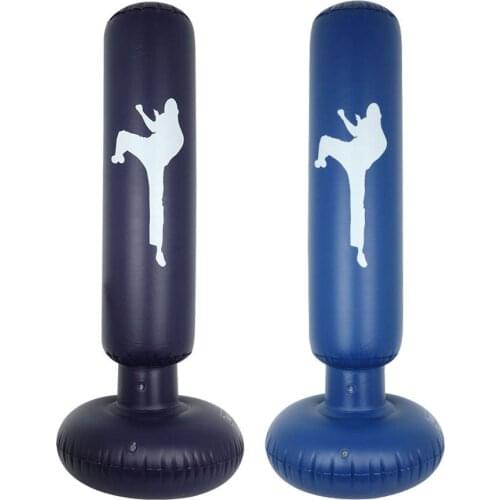 63inch Inflatable Punching Bag Kids Adults Boxing Bag Heavy Freestanding Punching Bag for Boxing MMA Kickboxing Muay Thai