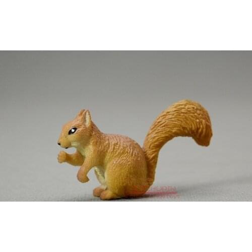 Animas ! solid animal model toy squirrel decoration