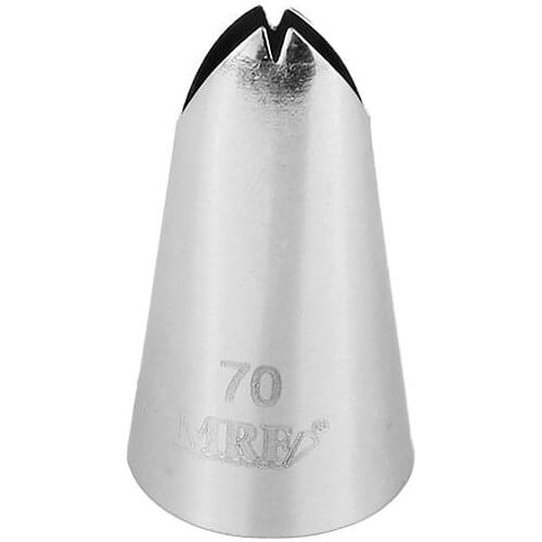 Free Shipping FDA High Quality Stainless Steel 18/8 Cake Decorating Medium Leaf Icing Nozzle #70