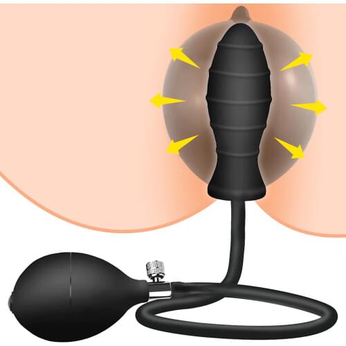 Super Large Inflatable Butt Plug Huge Big Anal Plug Dildo Pump Anal Dilator Expandable No Vibrator Butt Plug Anal Balls Sex Toys