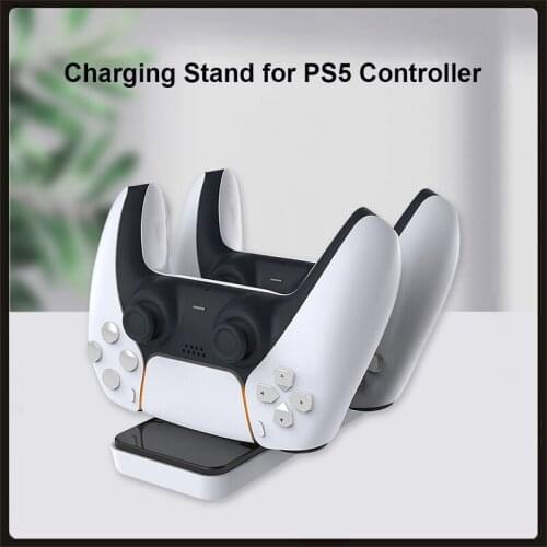 Fast Charger for PS5 Wireless Controller USB 3.1 Type-C Charging Cradle Dual Dock Station for Sony PlayStation5 Joystick Gamepad