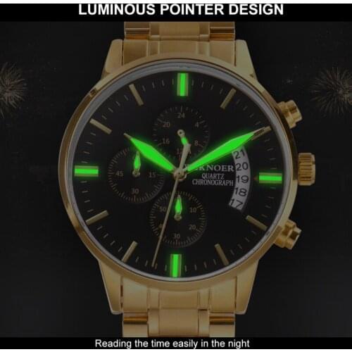 Mens Top Brand Luxury Watch WAKNOER Military Wrist Watch Male Clock Fashion Chronograph Wristwatch relogio Casual Sport Watch