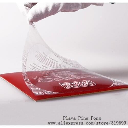 Adhesive plastic protective film for Table tennis rubber Ping pong protecting film for Non-Tacky rubbers