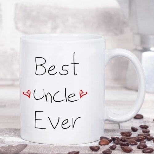 Best Uncle Ever Gift Mug 350ml Coffee Ceramic Mug 2021 Happy New Year Christmas Gift for Your Dear Uncle