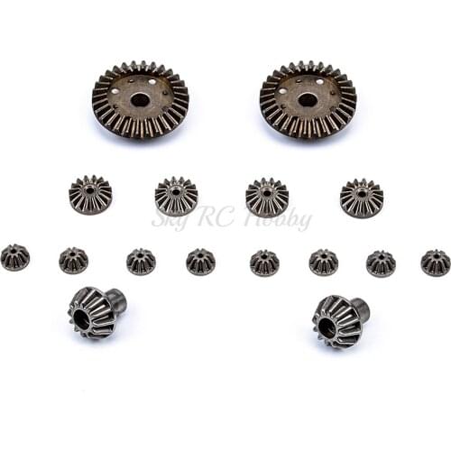 NEW Upgrade Metal Gear 30T 24T 12T Differential Driving Gears 0011/0012/0013/0014 for Wltoys 12428 12429 RC Car Spare Parts