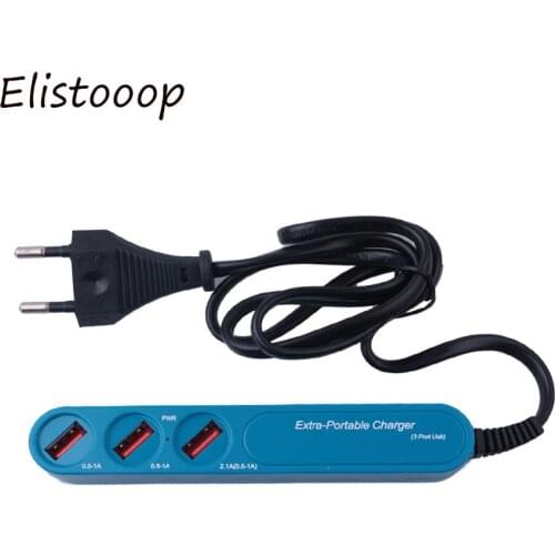 2018 New 3 USB Output Ports Power Adapter Usb Hub Socket Charger Power Supply Adapter AC Travel Adaptor for Iphone PC