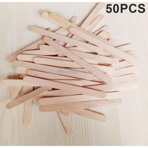 50pcs Sticks Wood Ice Cream Stick for Silicone Mold Party Event akesicle Stick
