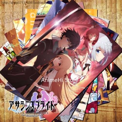 10 pcs/set Anime Assassins Pride posters Melida Angel Kufa Vampir Rosetti Pricket wall pictures for Colletion A3 42x29CM Sticker