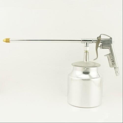 Pneumatic cleaning gun with pot, atomizing cleaning gun, water spray gun, dust blowing gun, engine, air conditioning cleani
