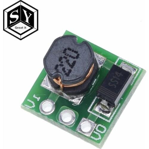 1PCS Great IT 0.9-5V To 5V DC-DC Step-Up Power Module Voltage Boost Converter Board 1.5V 1.8V 2.5V 3V 3.3V 3.7V 4.2V To 5V