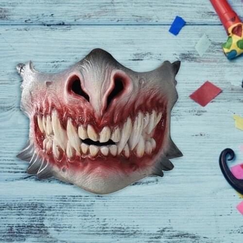 Excellent Workmanship Portable Wear-resistant Emulsion Ghost Head Decor Halloween Supplies