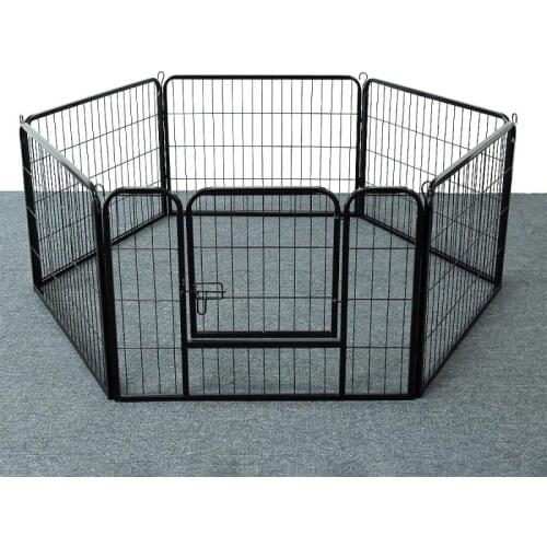 Dog Gate Ingenious Mesh Dog Fence For Indoor Outdoor Safe Pet Dog Gate Safety Enclosure Pet Dog Playpen Gate Pet Supplies HWC