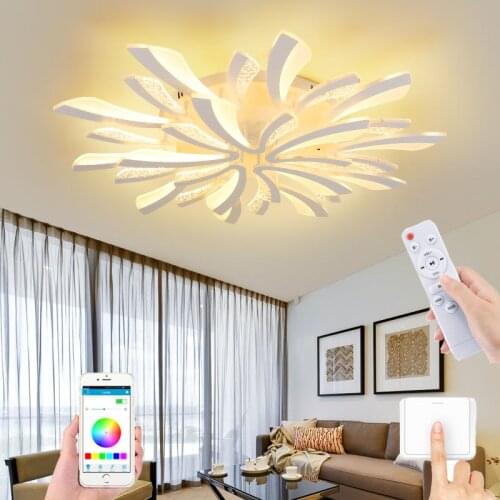 Modern Nordic Ceiling Lamp Remote Control Smart Bubble Chandelier Bedroom Living Room Aisle Interior Decoration Light