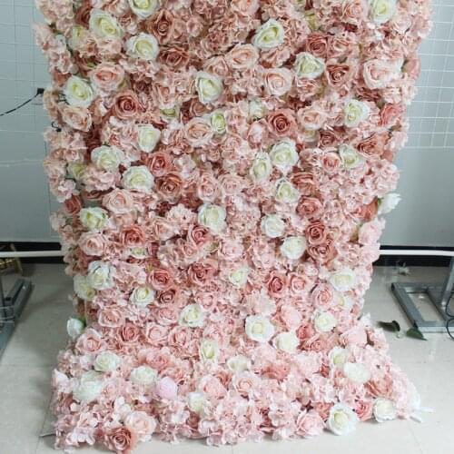 SPR Artificial rose flower wall roll up cloth base wedding occasion backdrop arrangement flowers decorations