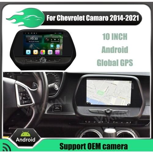 Android Car DVD Multimedia Player For Chevrolet Camaro 2014-2021 Car Radio GPS Navigation WIFI DSP Auto touch screen headunit