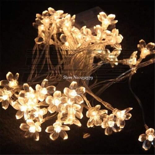 30M 300 LED Fairy String Lights Cherry Blossoms Flower Christmas Wedding Decor luminarias lamps Garland Luces Decorativas