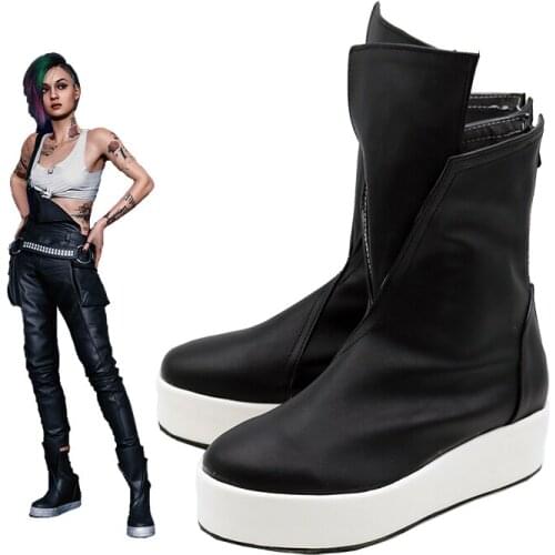 Hot Game New Style Punk Style 2077 Judy Cosplay Shoes H
