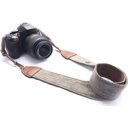 Universal Camera Shoulder Neck Strap Retro Vintage Shoulder Neck Strap Camera Sling Strap Belt for SLR DSLR Cameras