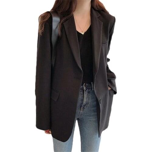 2021 Spring Autumn Women Blazers Short Coat Korean Womens Jacket Slim Female temperament Suit collar Jackets M189