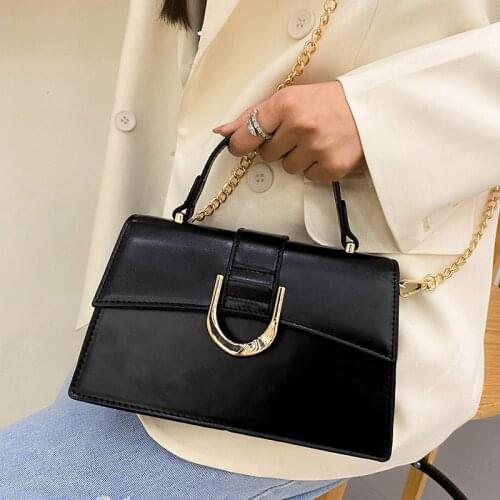 Vintage Leather Messenger Bags Female Simple Shoulder Bag Sac A Main Solid Color Handbags Women Flap Crossbody Bags for Women