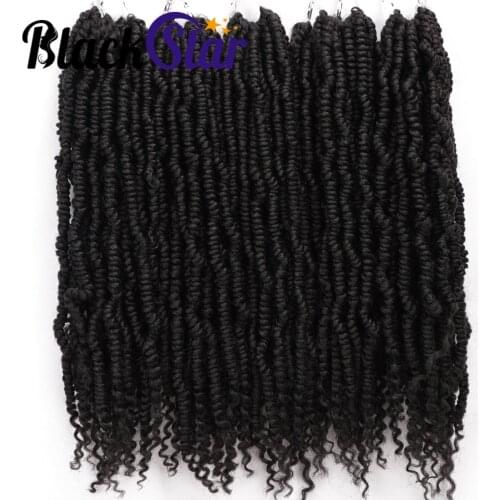 Bomb Twist Crochet Hair Spring Twist Braiding Hair Passion Twist Hair Synthetic Hairs Fluffy Twist Dreadlocks Hair Extensions
