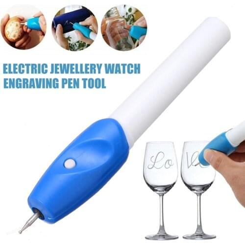 1pc Machine Glass Corrosion Tool Metal Chisel Mark Plastic Mini Handheld Engraving Etching Craft Pen Automatic Rotary Tool