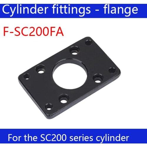 Free shipping Cylinder fittings 1 pcs flange joint F-SC200FA, applicable SC200 standard cylinder