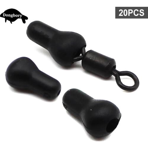 20PCS Carp Fishing Accessories Soft Tulip Beads Hair Rig Shock Beads Tulip Buffer Beads Knot Protector Fishing Lures Accessories