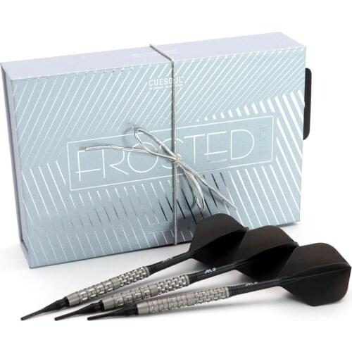 CUESOUL DAZZLING 20g Soft Tip 90% Tungsten Dart Set Frosted Surface with ROST Flights