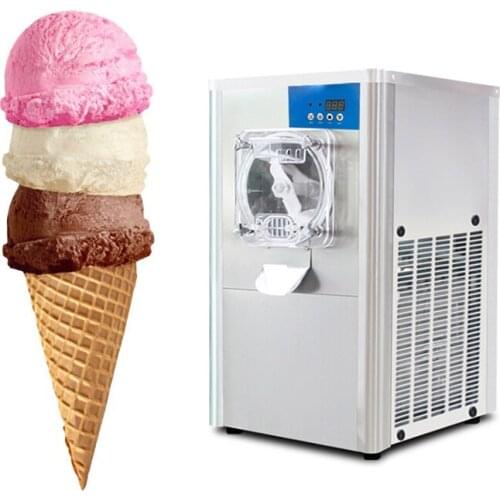 DSHASIF Table top Italian gelato machine Hard Ice Cream Maker batch freezer machine 16L/H