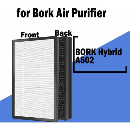 Hepa Combined Carbon Filter for BORK Hybrid A502 Air Cleaner