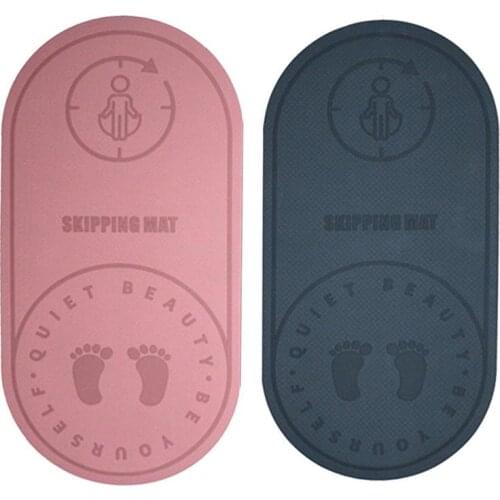 Yoga Mat Anti-skid Sports Fitness Mat Household Yoga Mat Silent Non-Slip Skipping Buffer Pad Pilates Gymnastics mat