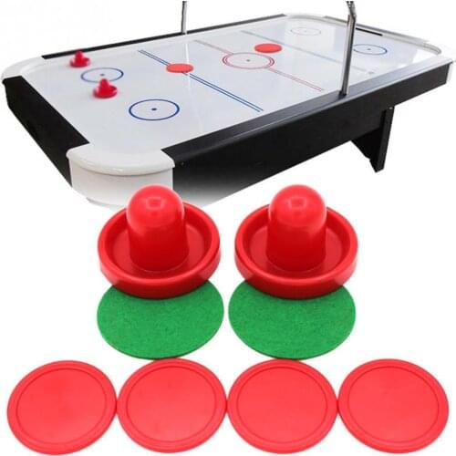 Red Air Hockey Equipment Tables Table Game Puck Puck 60mm 51mm 60mm Accessories For Mallet Goalkeepers Air Hockey Puck Game