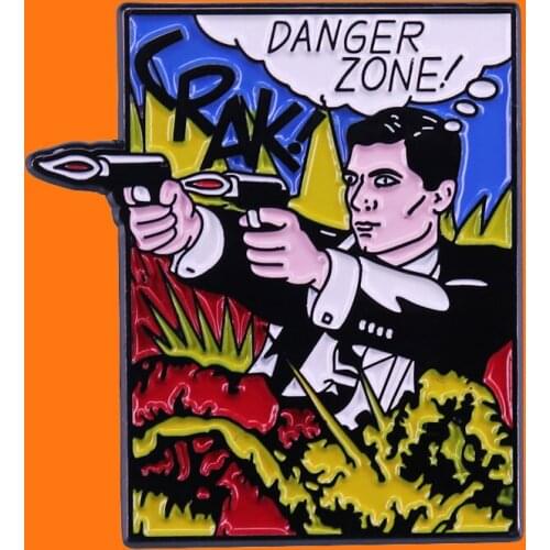 Creative Animation Enamel Pins Funny Metal Cartoon Brooch Backpack Hat Collar Lapel Badges Men Women Fashion Jewelry Gifts