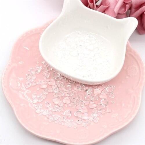 KSCRAFT 325pcs Simulation Heart Waterdrop Droplets Stones for DIY Paper Craft Card Making Decor Accessories Scrapbooking