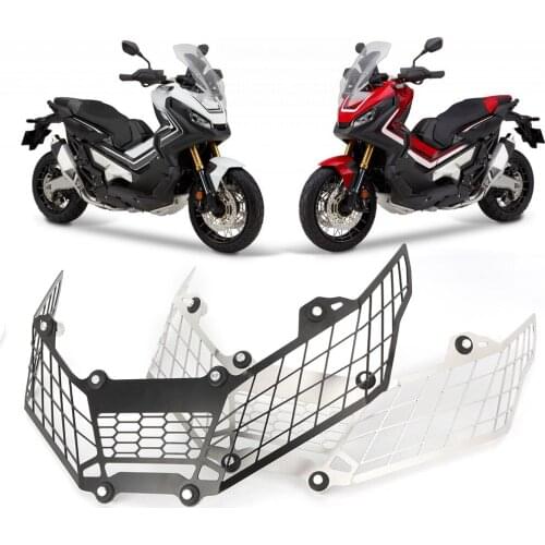 Motorcycle Headlamp Grille Front Headlight Head Light Cover Grill For HONDA XADV 750 2017 2018 / X-ADV 750 17 18 Black/Silver