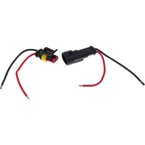 Easy Installation 10 kits 2Pin Car Wire Connector Plug Male Female Harness