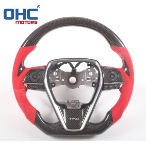 Real Carbon Fiber Steering Wheel for Toyota Camry / Crown / Corolla 2018-2019