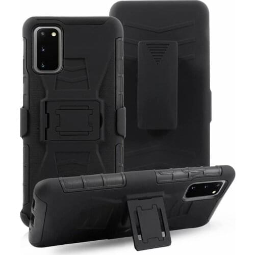 ShockProof Heavy Duty Tough kickStand Case With Belt Clip For Samsung Galaxy S20/S20 PLUS/S20 Ultra