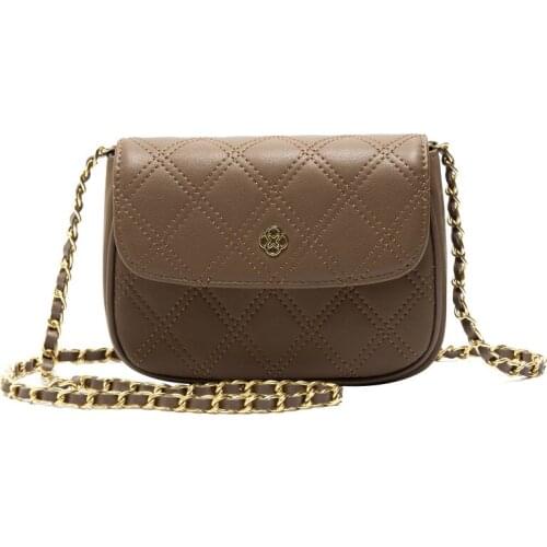 Women Chain Strap Messenger Bag Diamond Lattice Flap Lady High Quality Leather Ladies' Shoulder Bags Valentines Day Gift