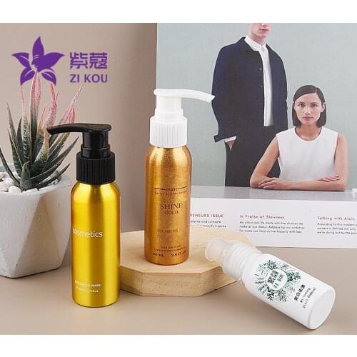 1Pc 30ml 500ml Aluminum Bottle 24/410 Cosmetics Hand Lotion Pump(Retractable), Shampoo Emulsion Pump Free Shipping
