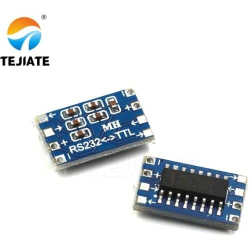 1PCS MAX3232 Eletrical-level To TTL Eletrical-level Conversion Board MINI RS232 MCU Serial Port Convert Modular Unit