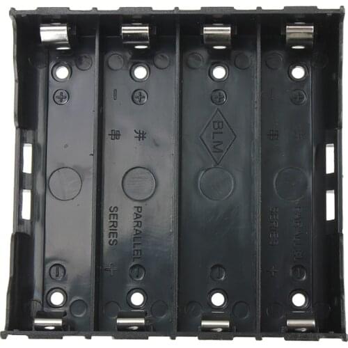 10x Battery Holder Box Case Black for 4x 13.7V 18650 Battery