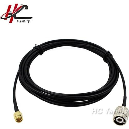 50cm 1.64 ft SMA Male Plug Connector To TNC Male Plug Connector RG174 Cable