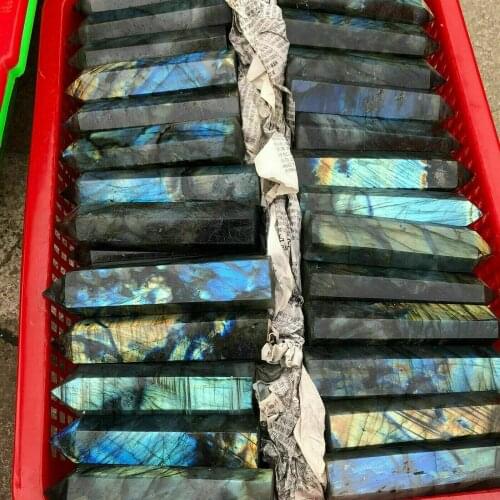 600g/1000g/1500g Natural labradorite crystal tower point labrador feldspar quartz Gemstone Obelisk wand healing