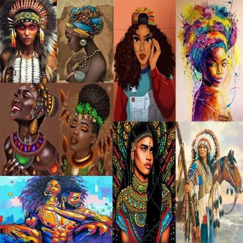 Diamond Painting Decoration living room Full Round 5d Diy Diamond Mosaic Embroidery Drill Home Exotic style