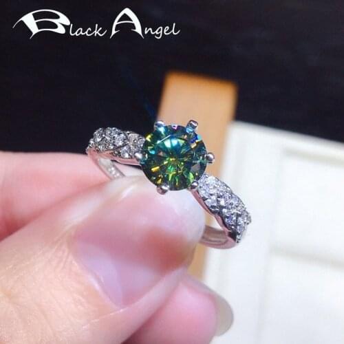 BLACK ANGEL Rings With Cubic Zirkonia For Women