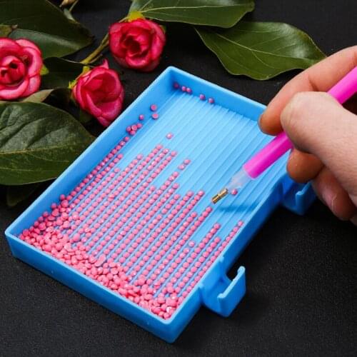 Dual-use diamond embroidery large tray plastic rhinestone capacity board accessories new diamond painting tool supplies