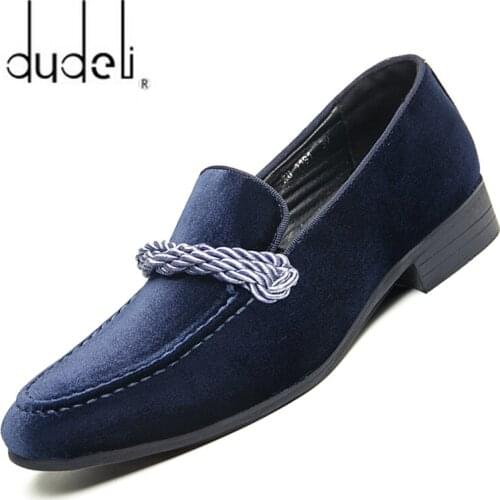 Brand Men Formal Manual Webbing Leather Shoes Big Size 48 Fashion Luxury Dress Wedding Shoes 2020 New Comfortable Loafers Men